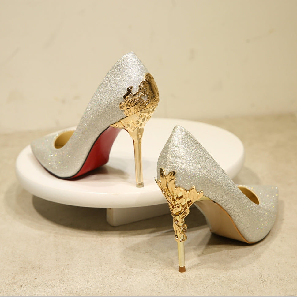 LAKESHI High Heel Wedding Shoes