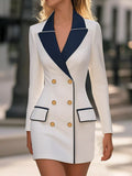 Double-Breasted Blazer Dress (See size chart where applicable)