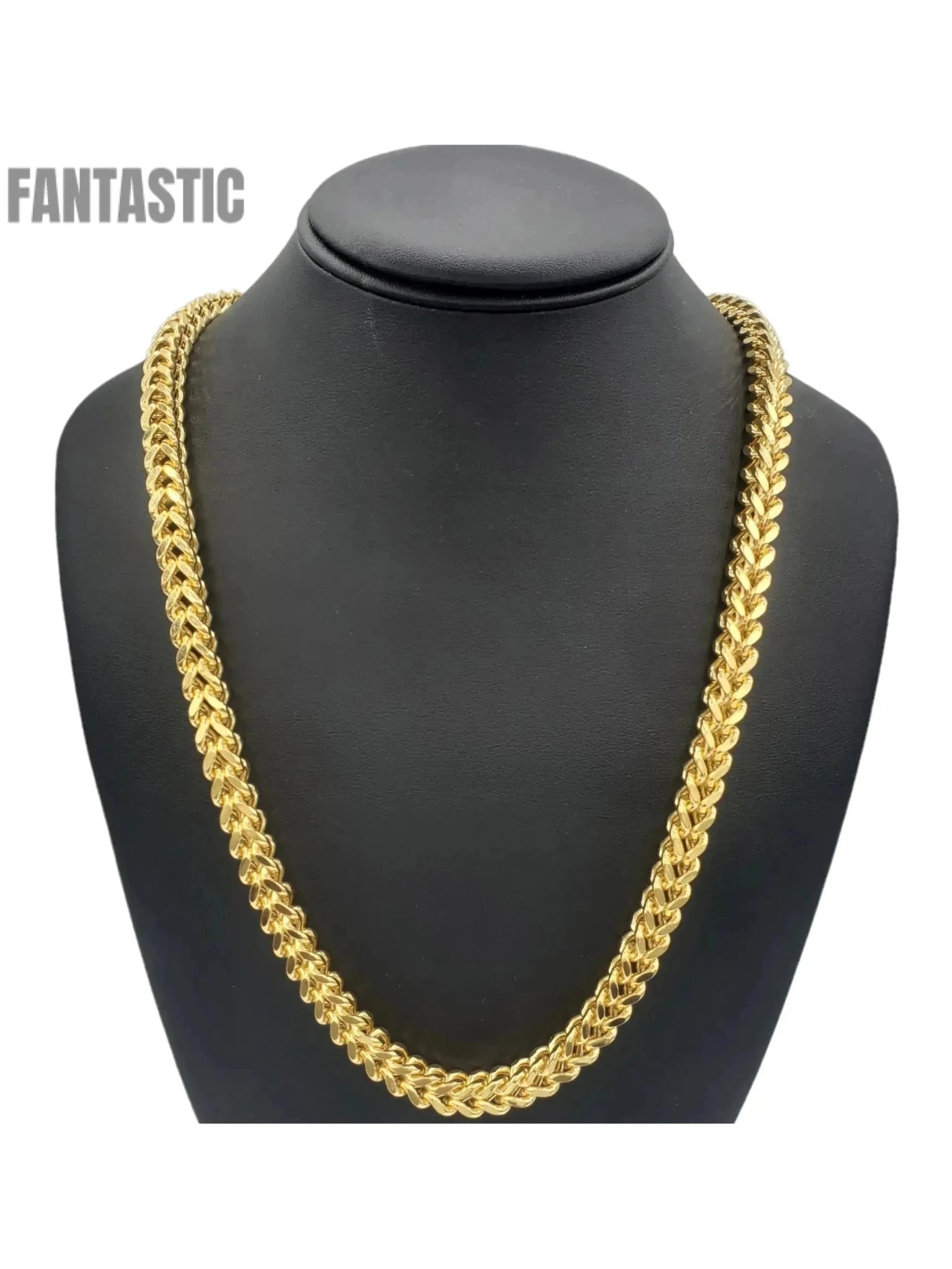 14K Gold- Hollow Franco Chain - Courbe et Compagnie