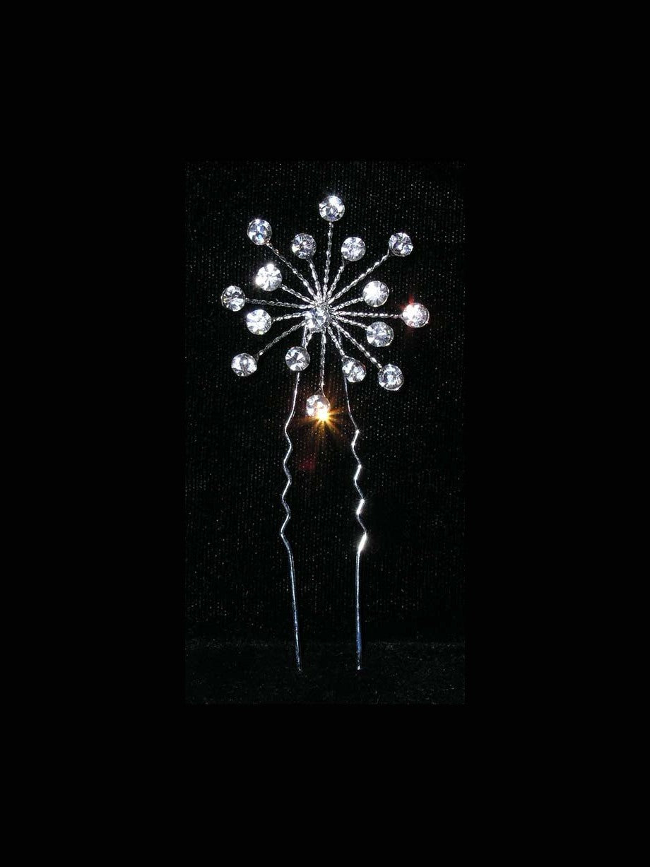 15612 - Crystal Wire Burst Hair Pin - Courbe et Compagnie