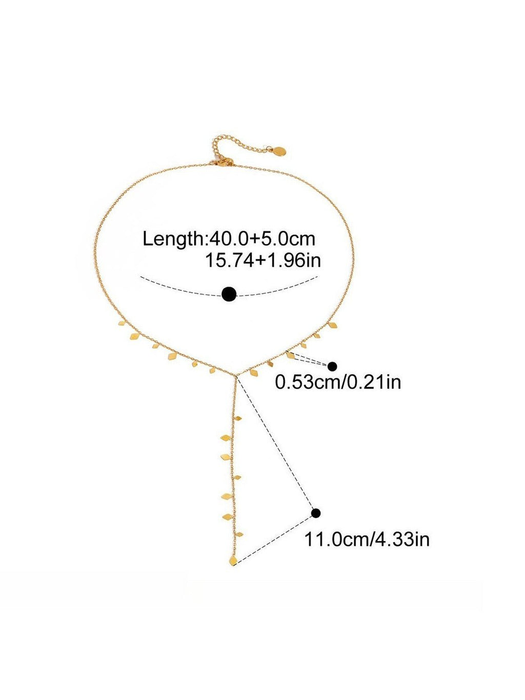 18K gold layered necklace - Courbe et Compagnie