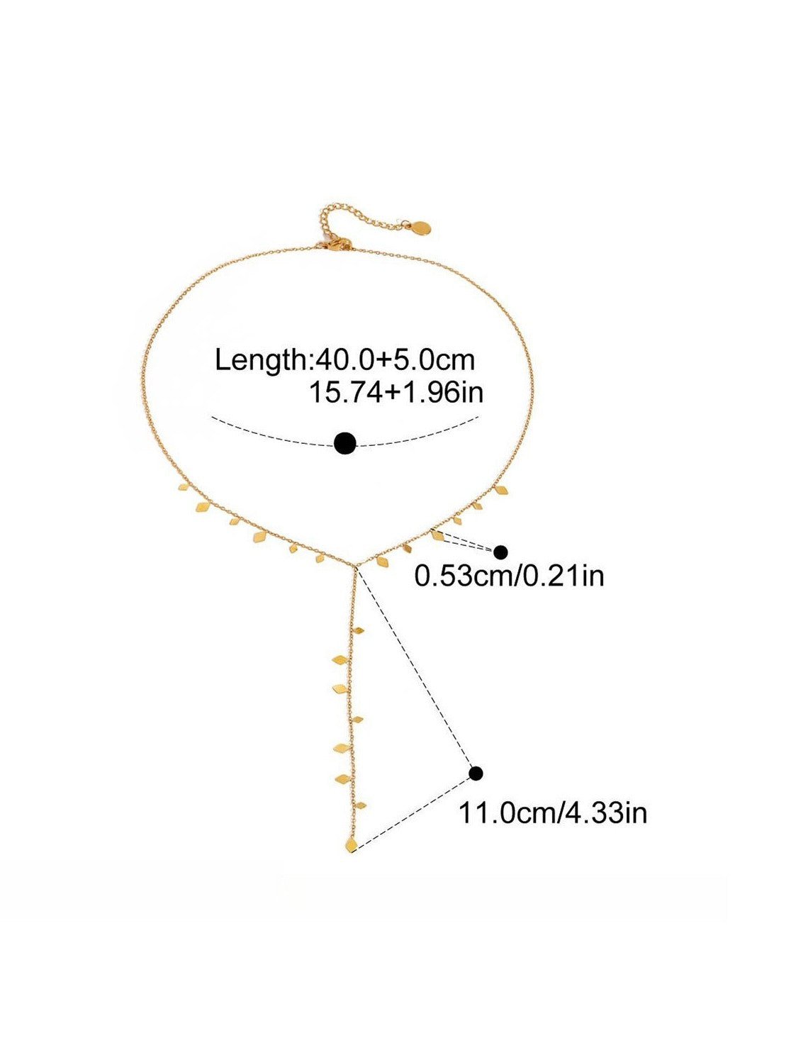 18K gold layered necklace - Courbe et Compagnie
