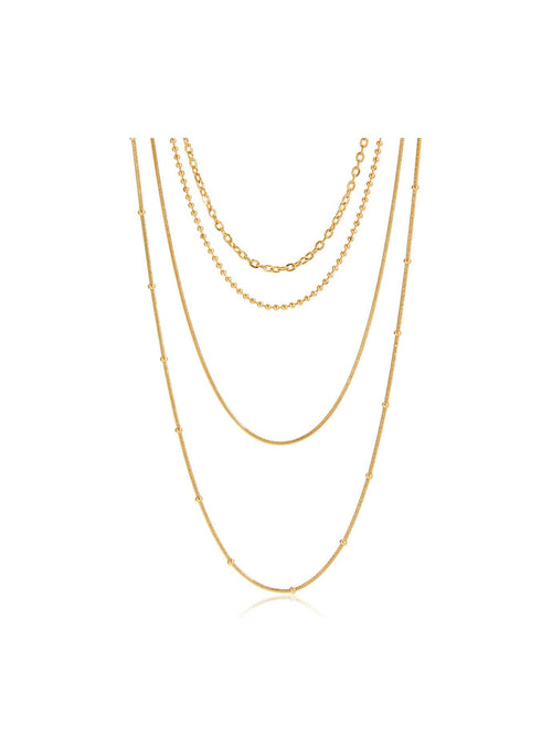 18K gold layered necklace - Courbe et Compagnie
