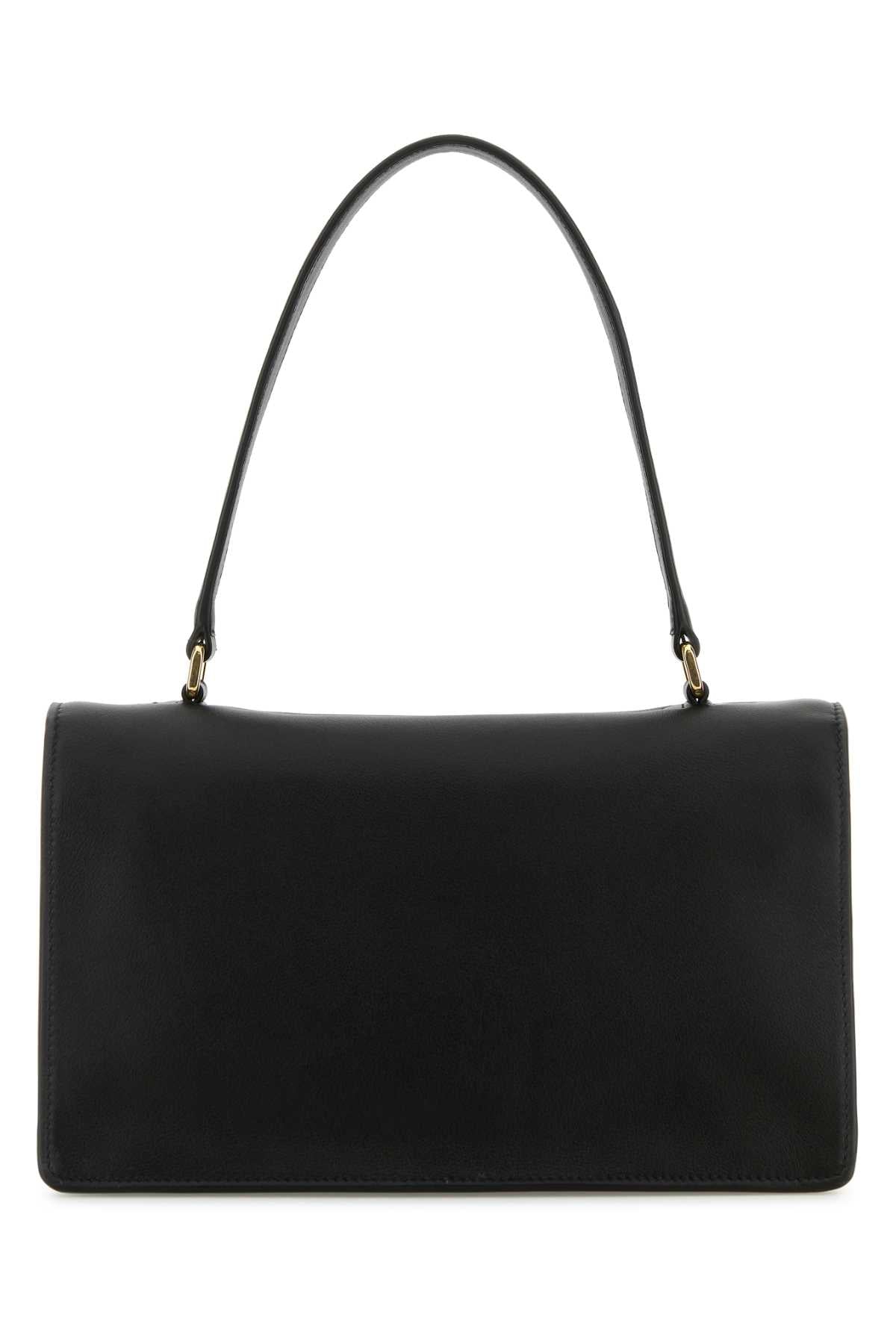 Prada Women Black Leather Handbag