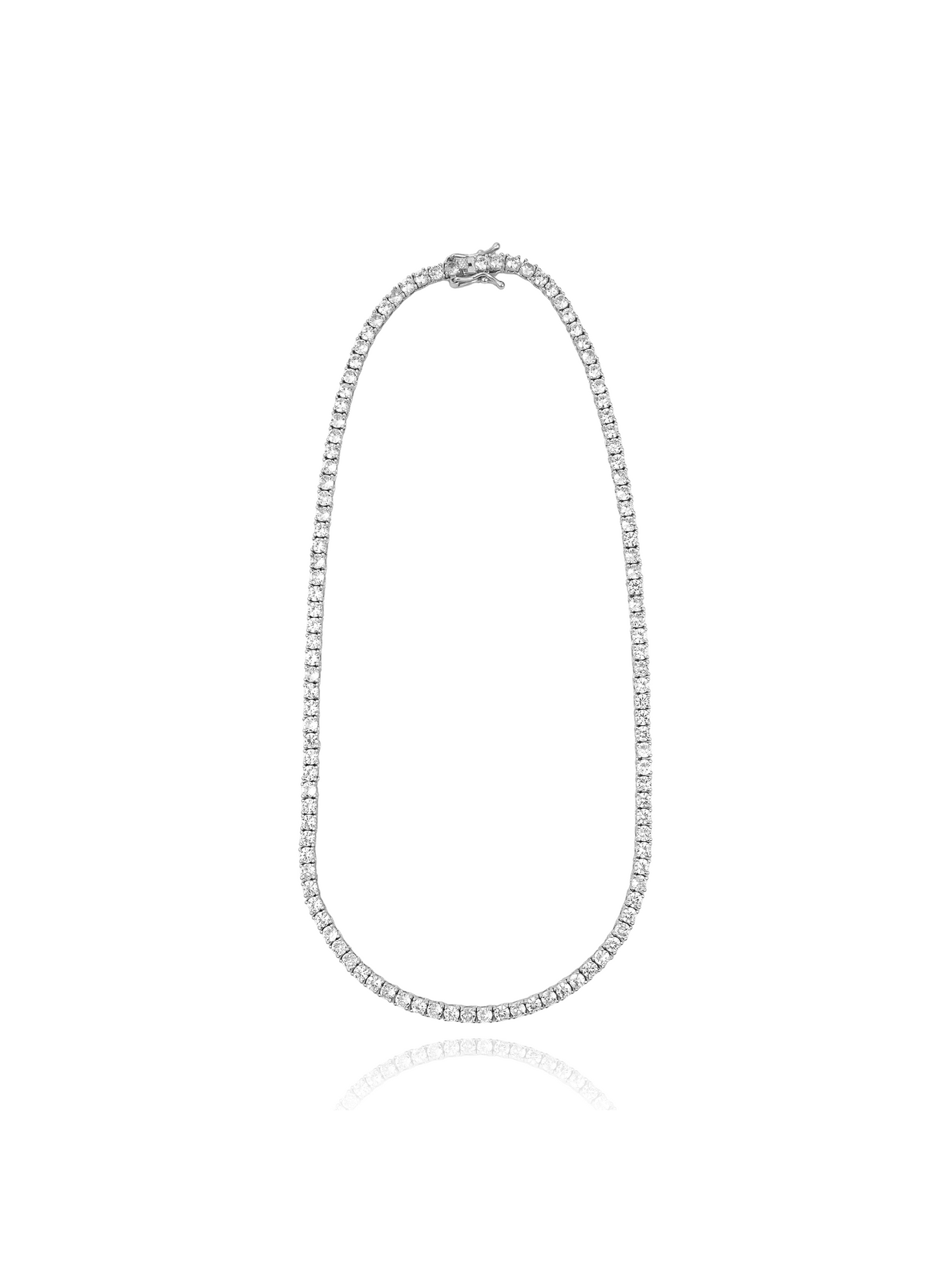3mm CZ Tennis Necklace (I450/H101) - Courbe et Compagnie