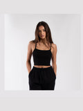 4007 - Women's Cropped Tank - Courbe et Compagnie