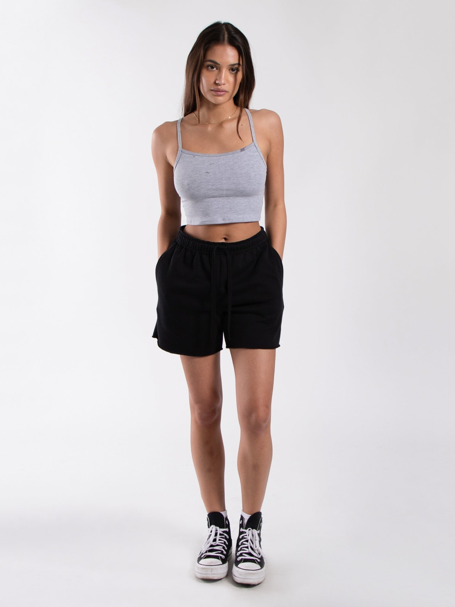 4007 - Women's Cropped Tank - Courbe et Compagnie