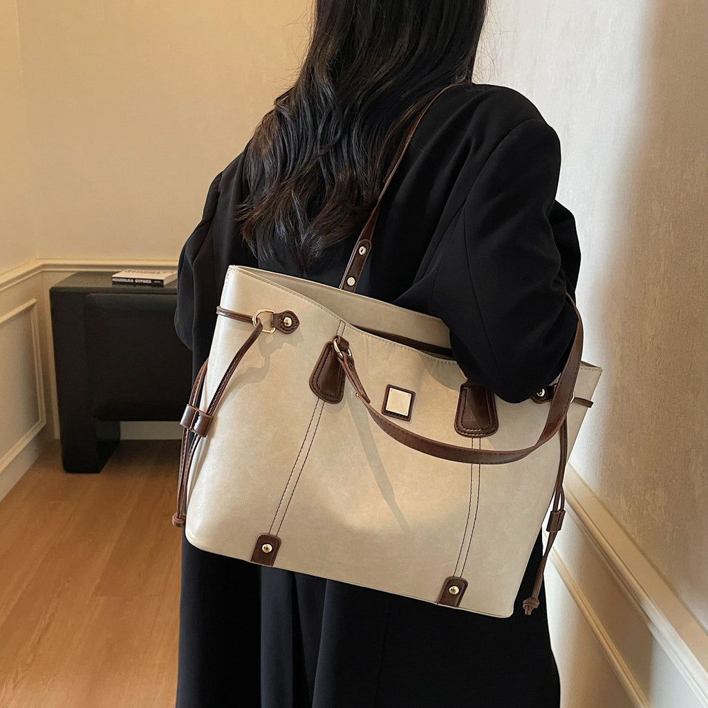 Large-capacity Bucket Tote Bag