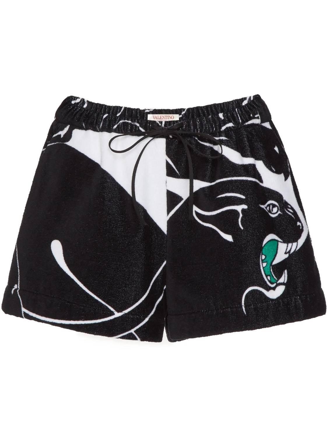 Women's Panther Terry Cloth Shorts
