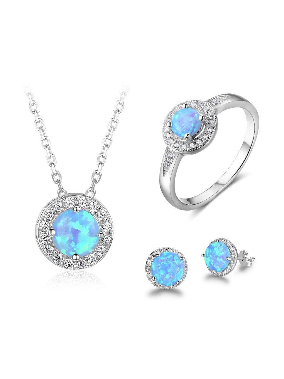 925 silver jewelry set - Courbe et Compagnie