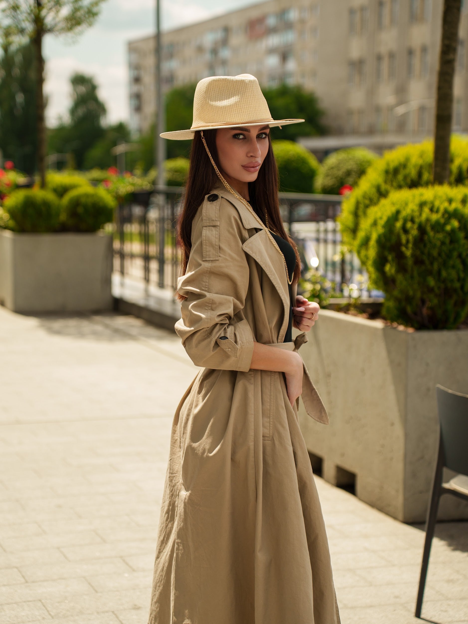 Tribli Doble-Chain Paper Straw Hat