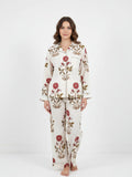 PJ Set - Long Sleeve Long Pant in RedCal