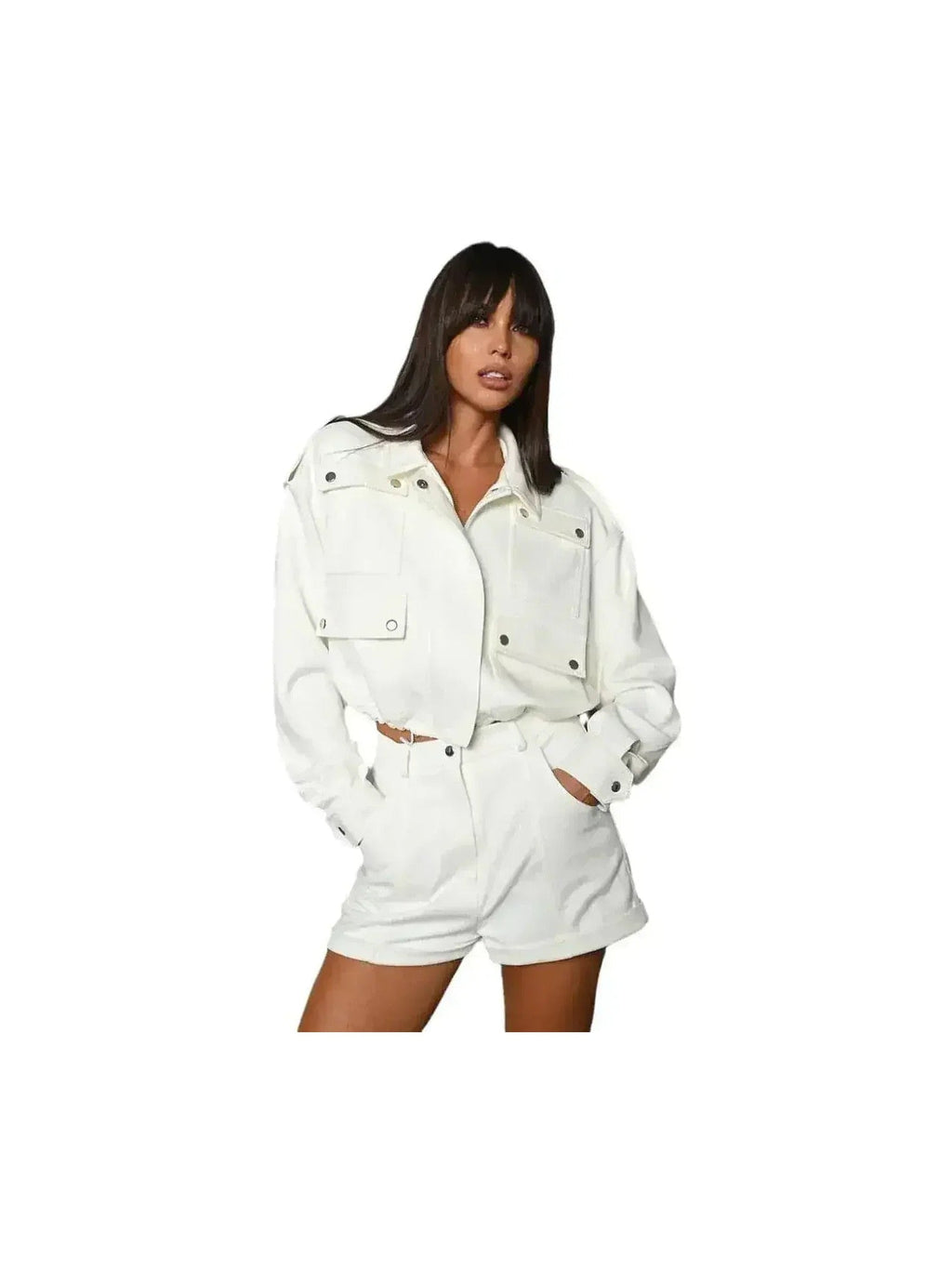 A Short Coat Shorts Suit Women Set - Courbe et Compagnie