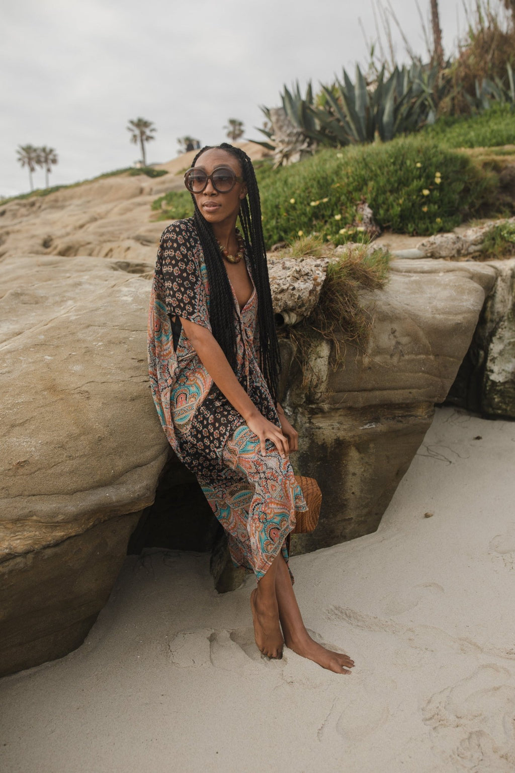 Actius Caftan Kaftan Dress in Taj - Courbe et Compagnie