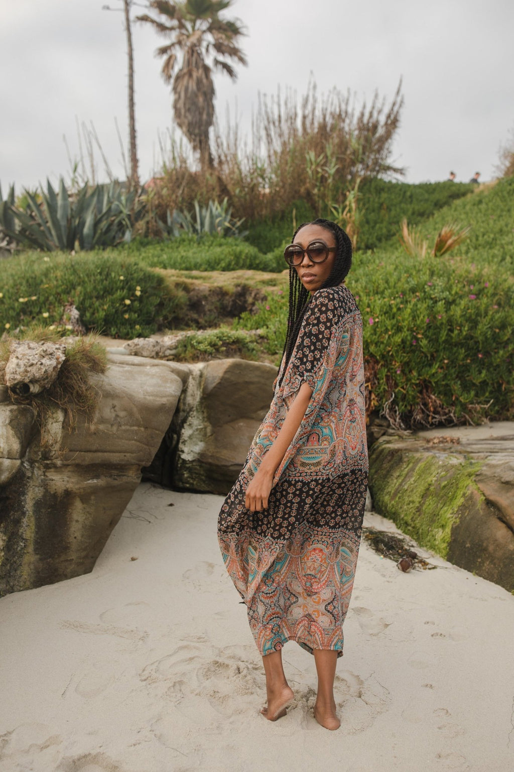 Actius Caftan Kaftan Dress in Taj - Courbe et Compagnie