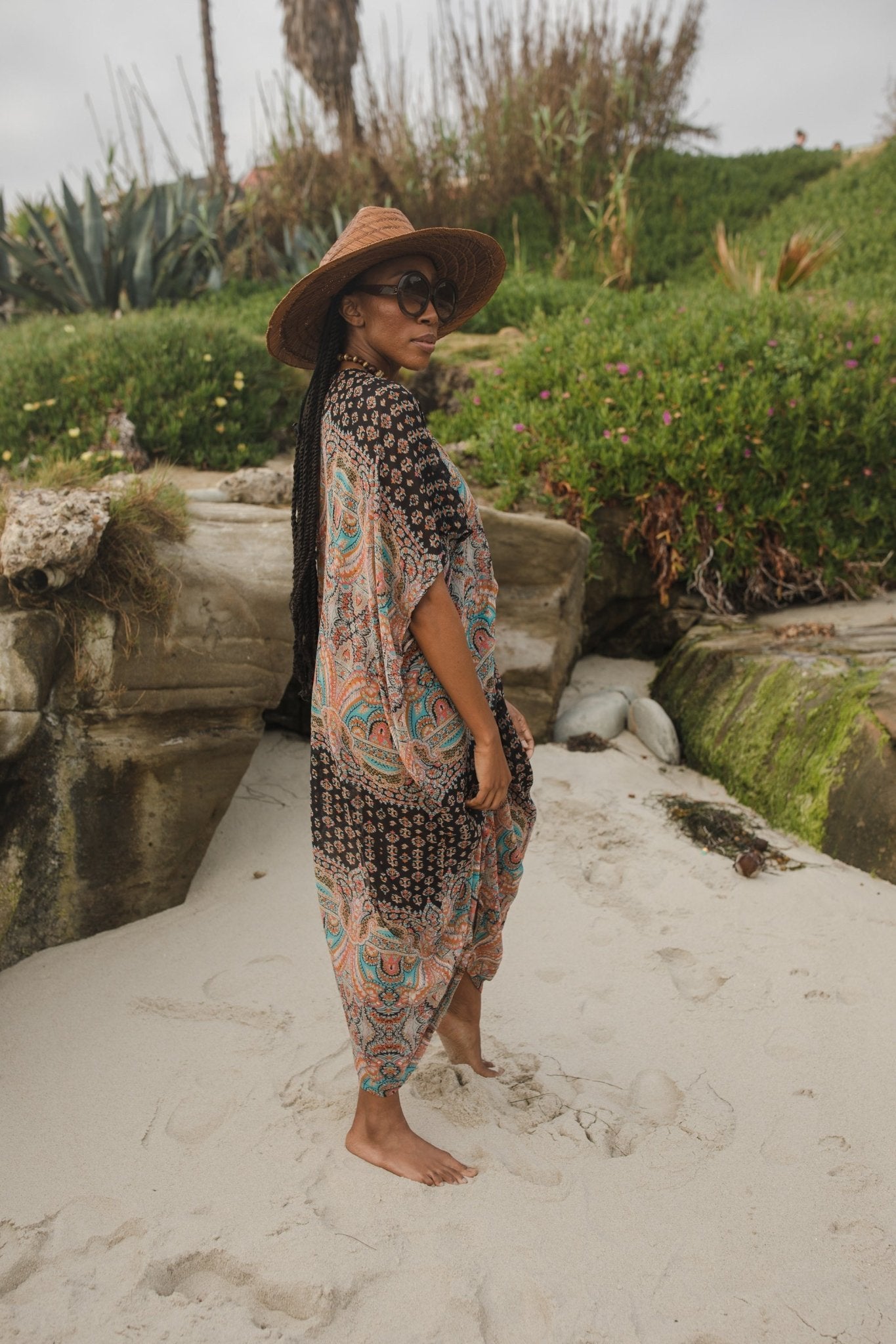 Actius Caftan Kaftan Dress in Taj - Courbe et Compagnie