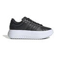 adidas Women's Grand Court Platform (Core Black / Core Black / Carbon) - Courbe et Compagnie
