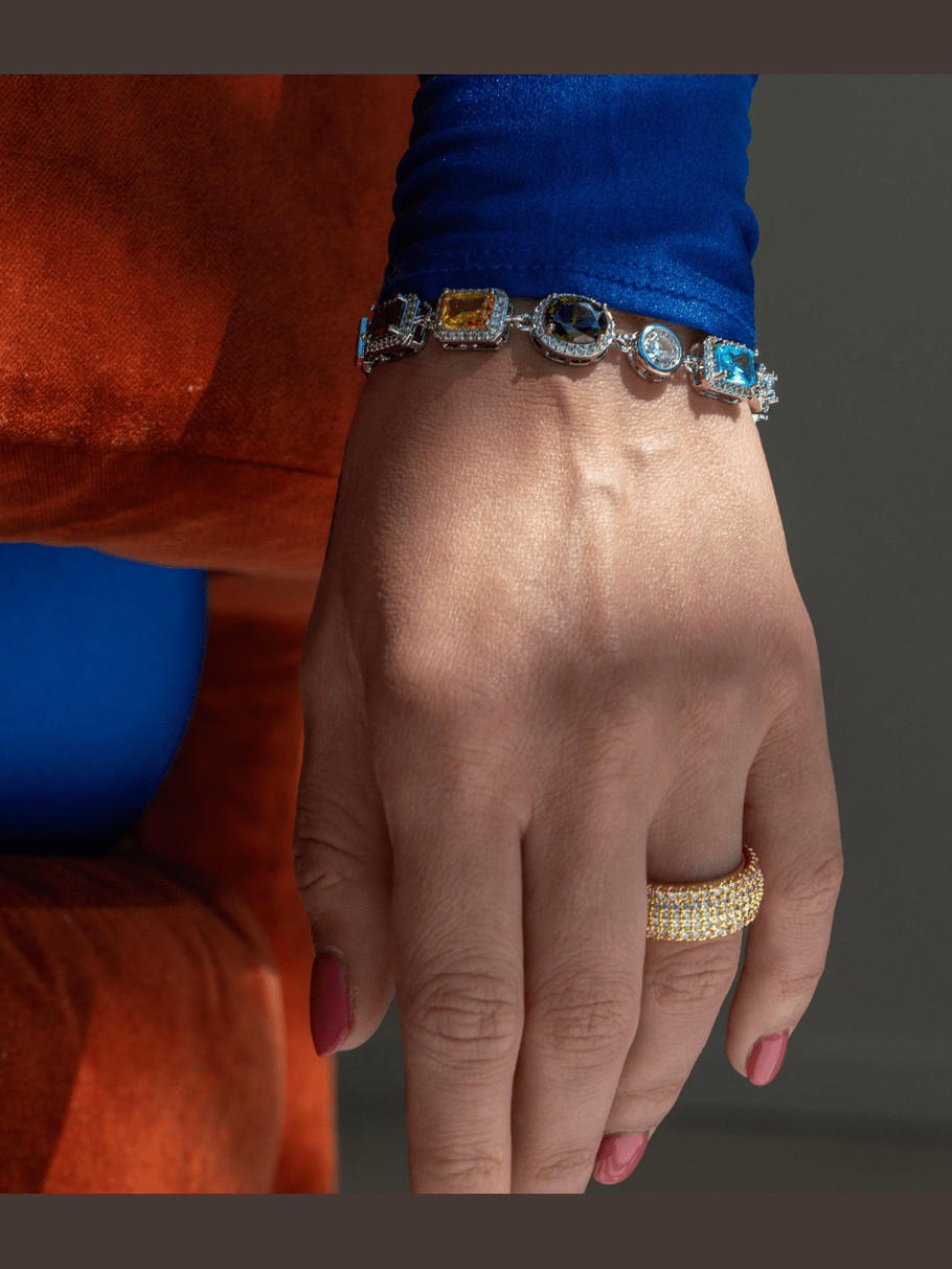 Alejandra Gemstone Link - Courbe et Compagnie