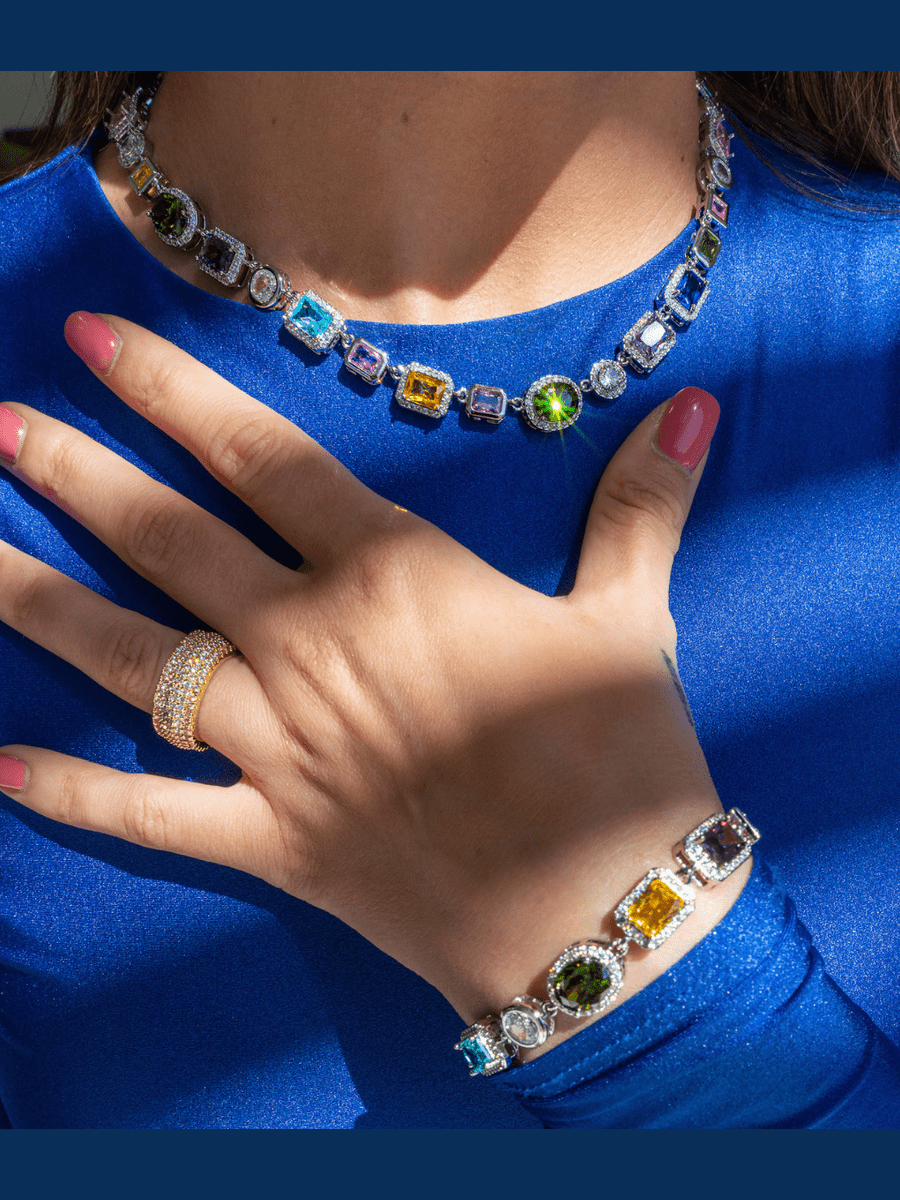 Alejandra Gemstone Link - Courbe et Compagnie