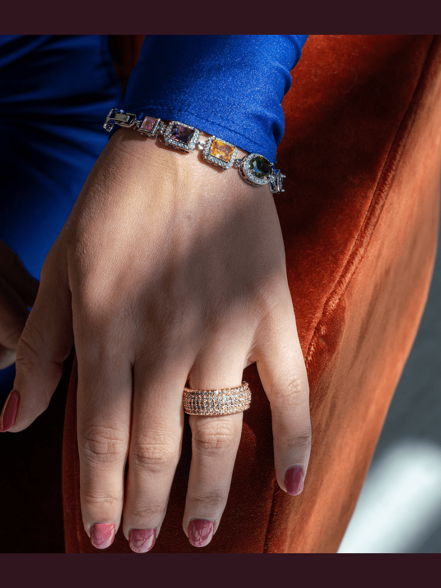 Alejandra Gemstone Link - Courbe et Compagnie