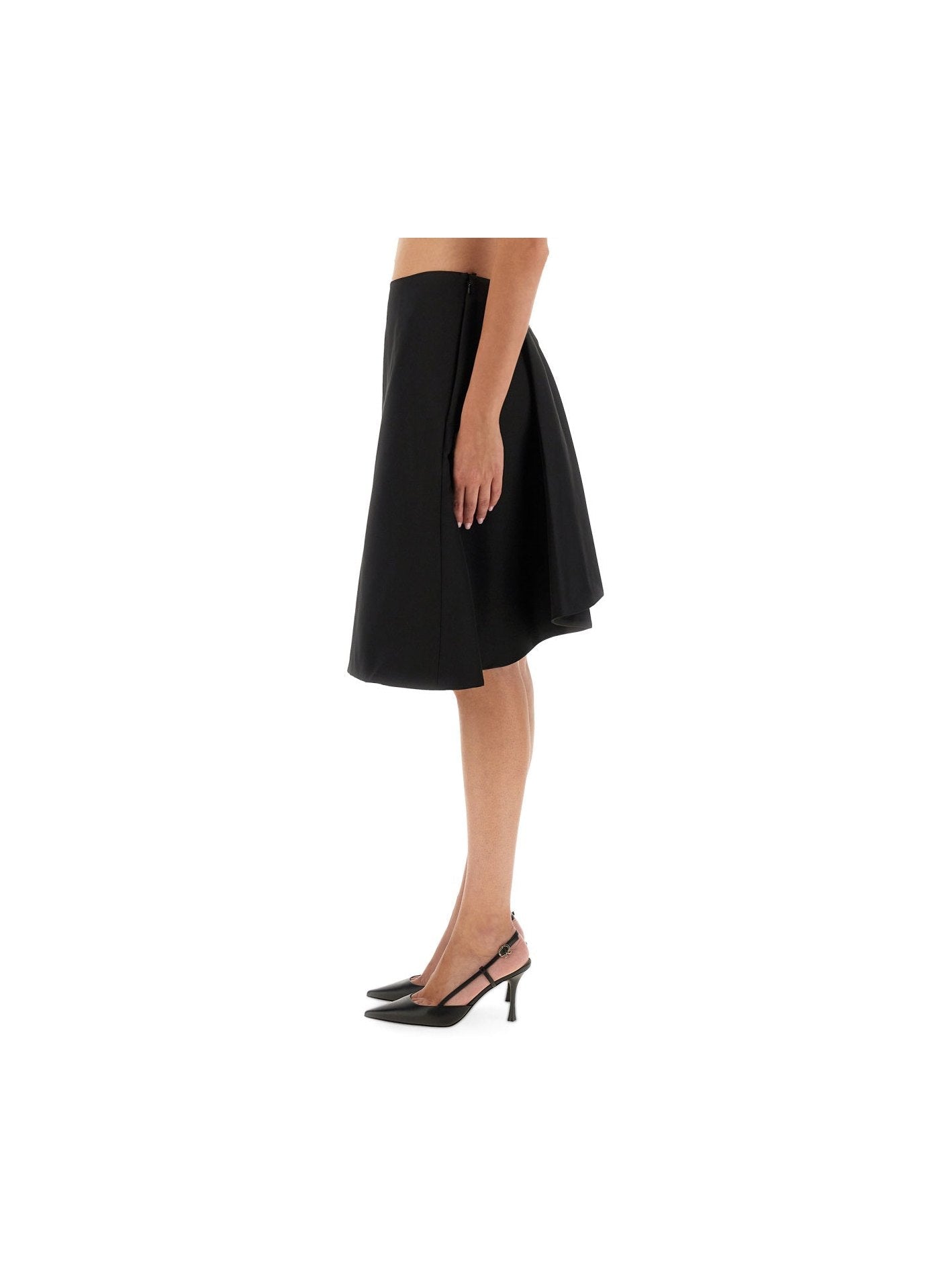 Alexander Mcqueen Women Flared Midi Skirt - Courbe et Compagnie
