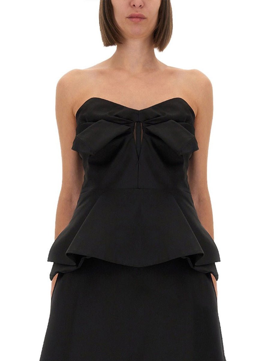 Alexander Mcqueen Women Strapless Corset Top - Courbe et Compagnie