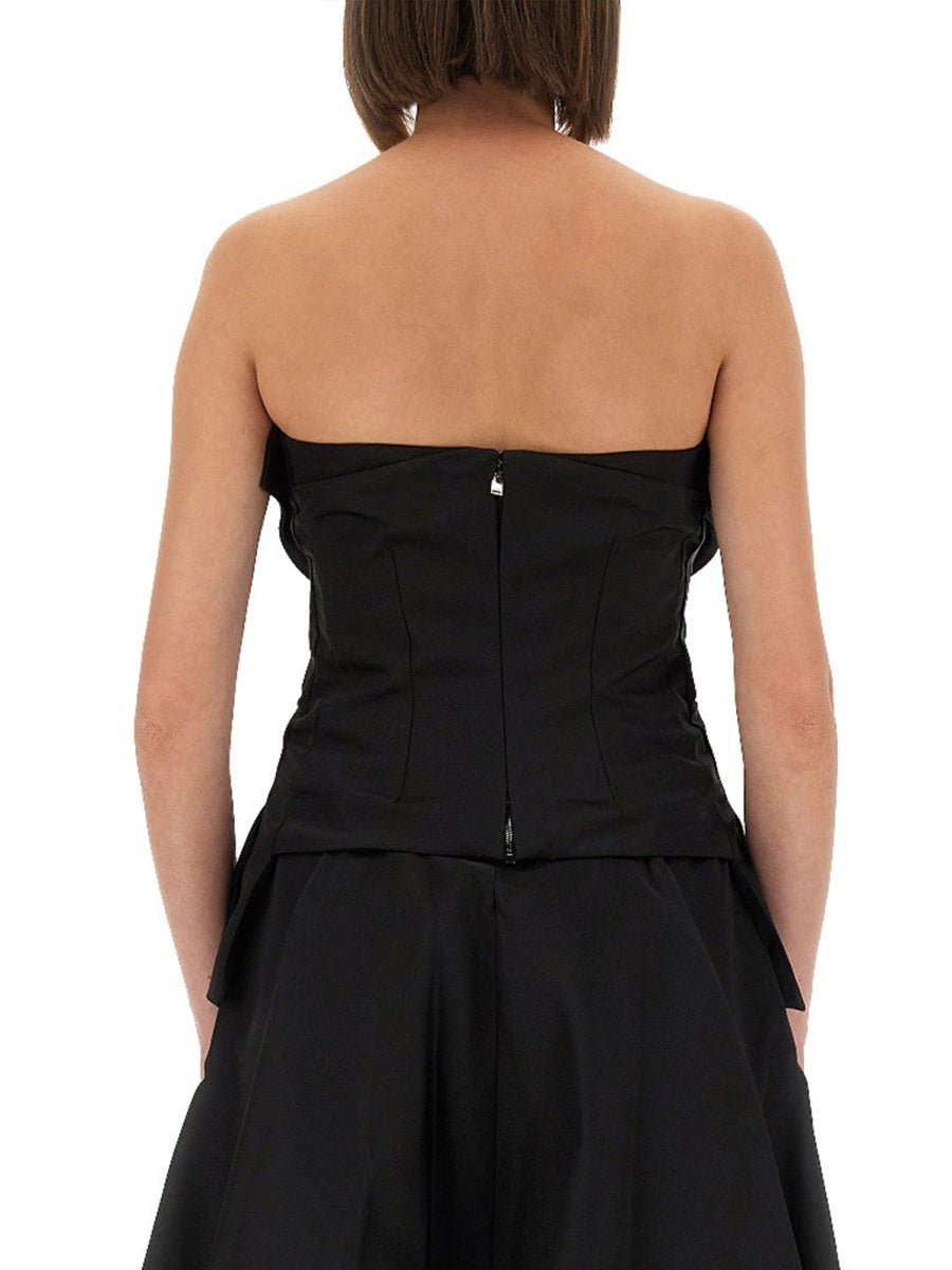 Alexander Mcqueen Women Strapless Corset Top - Courbe et Compagnie
