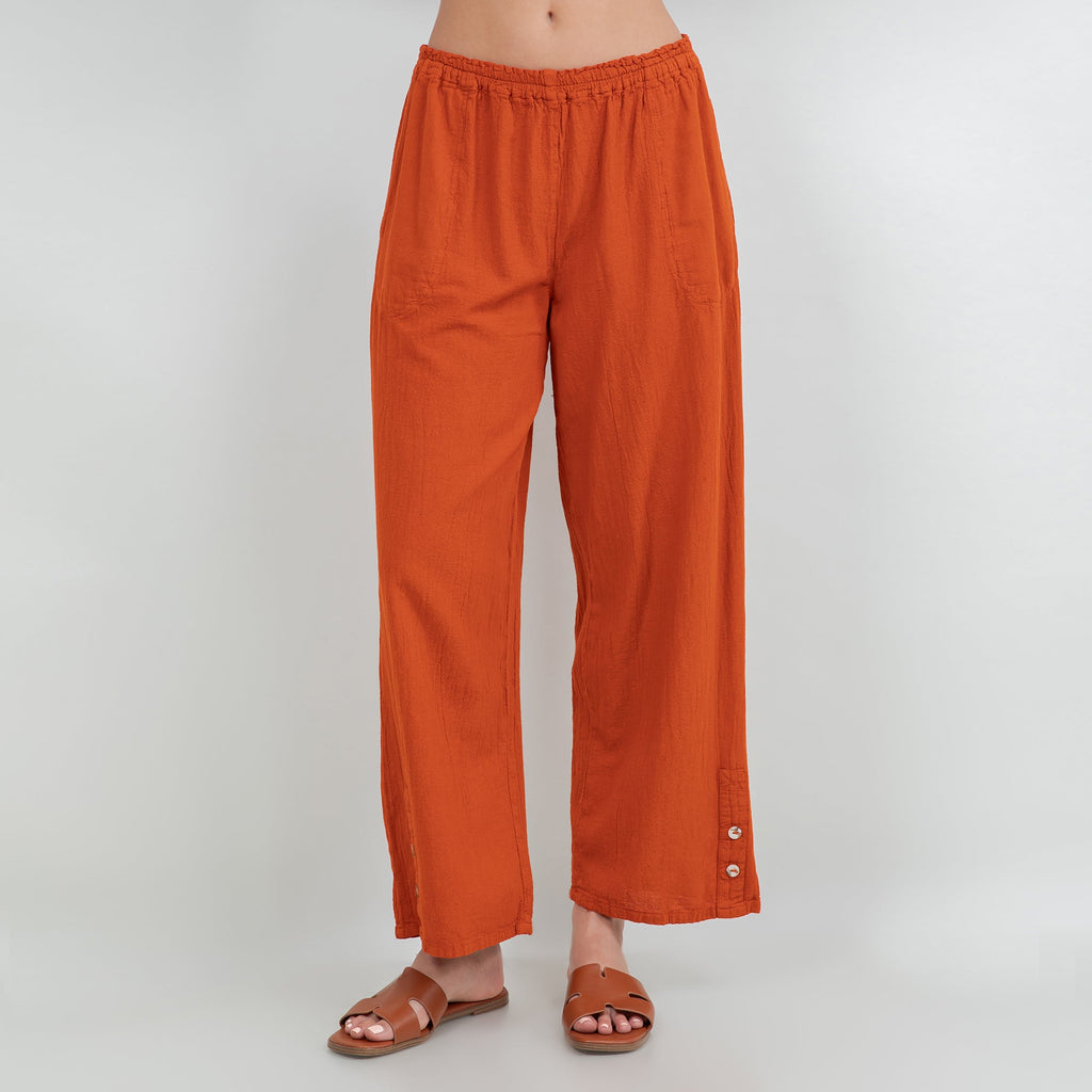 Alexis Pants 100% Cotton Gauze - Courbe et Compagnie