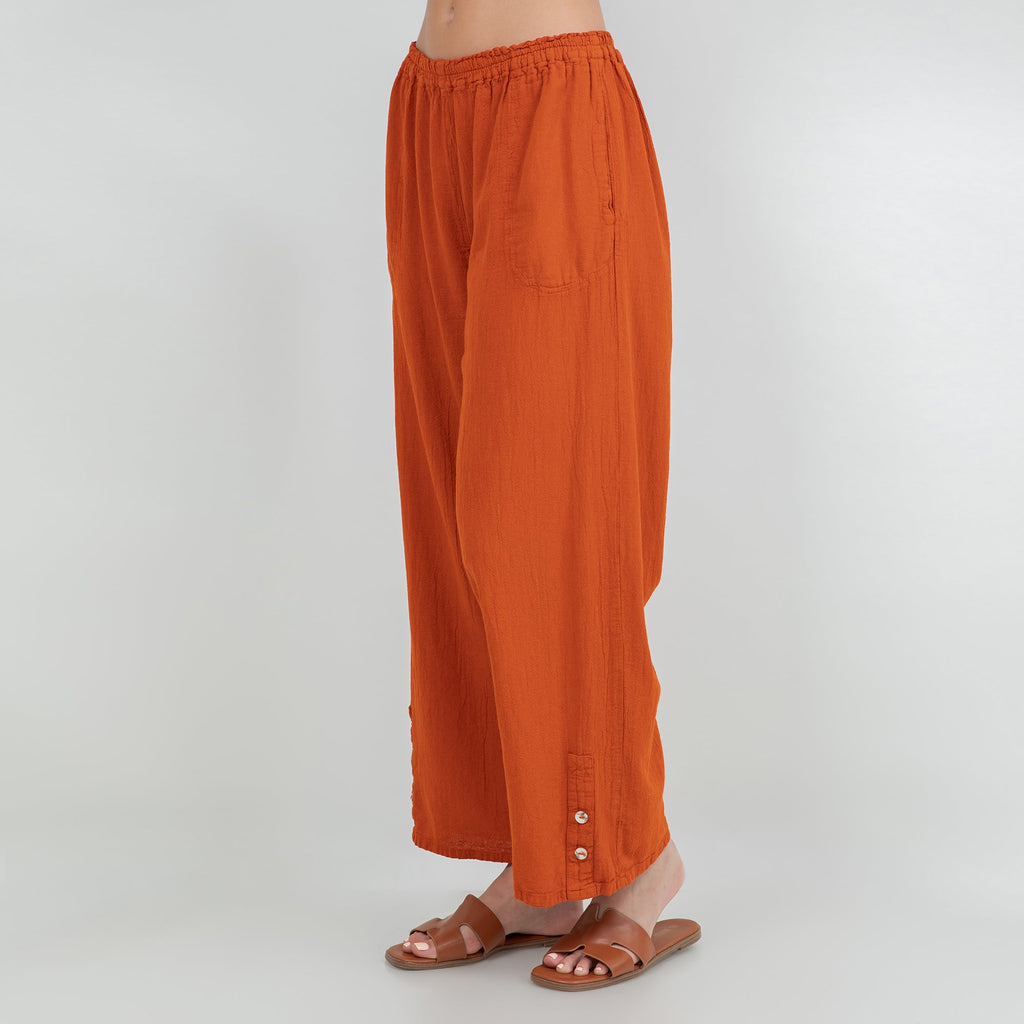 Alexis Pants 100% Cotton Gauze - Courbe et Compagnie