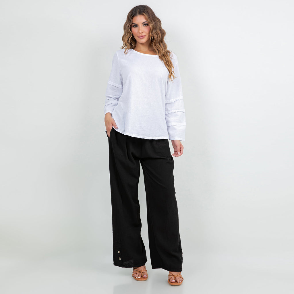 Alexis Pants 100% Cotton Gauze - Courbe et Compagnie