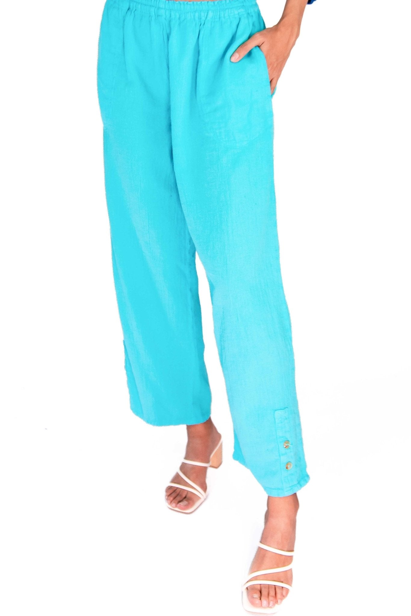 Alexis Pants 100% Cotton Gauze - Courbe et Compagnie