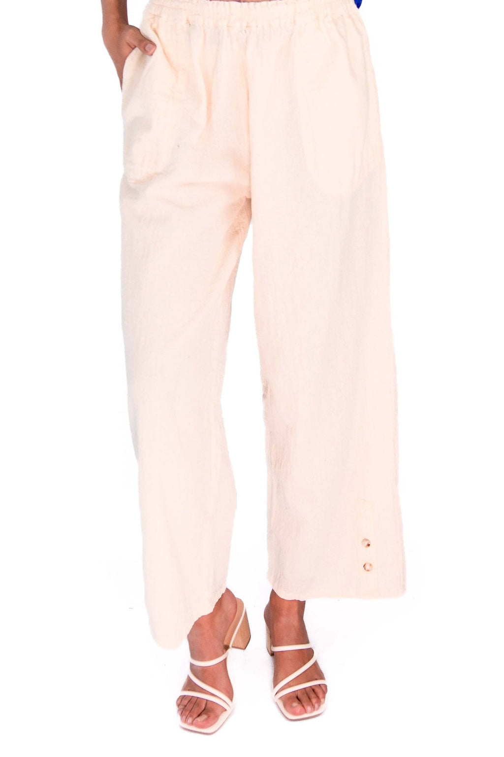 Alexis Pants 100% Cotton Gauze - Courbe et Compagnie