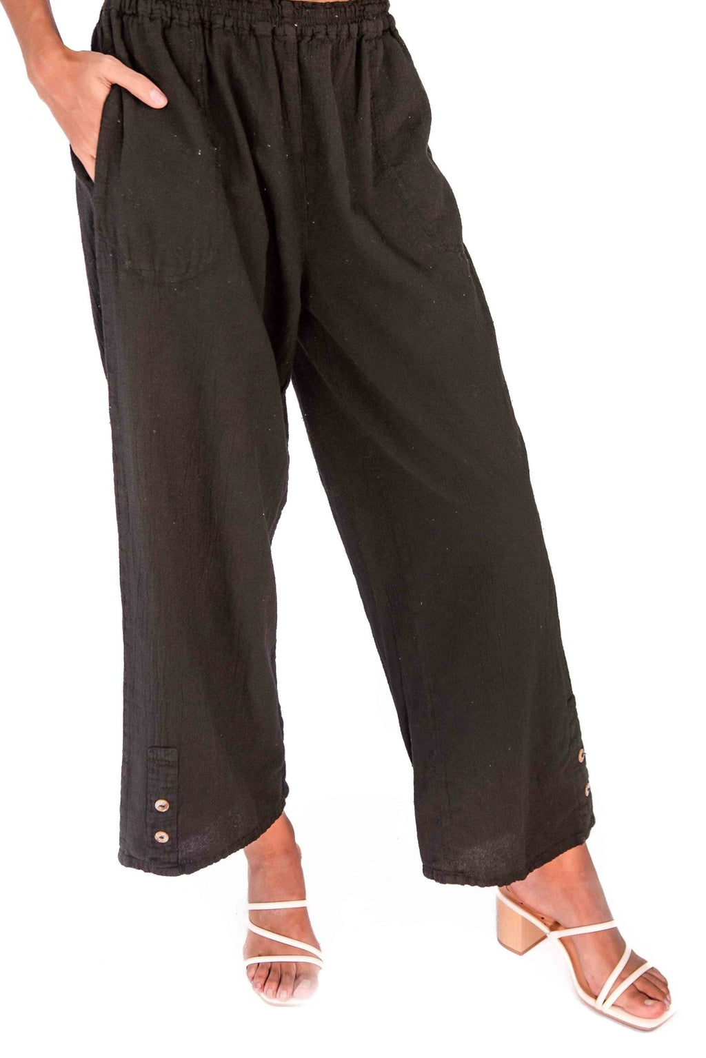 Alexis Pants 100% Cotton Gauze - Courbe et Compagnie