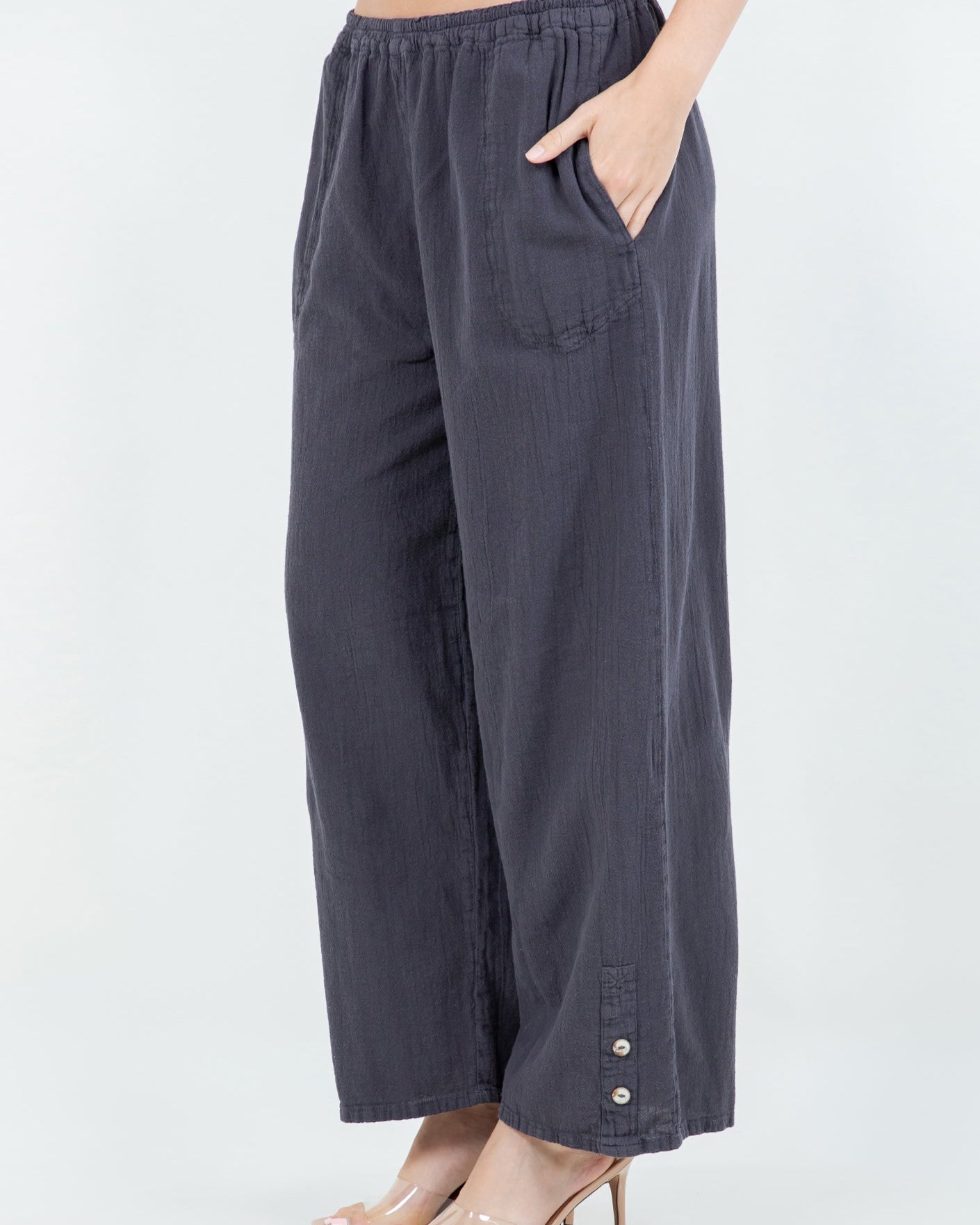 Alexis Pants 100% Cotton Gauze - Courbe et Compagnie
