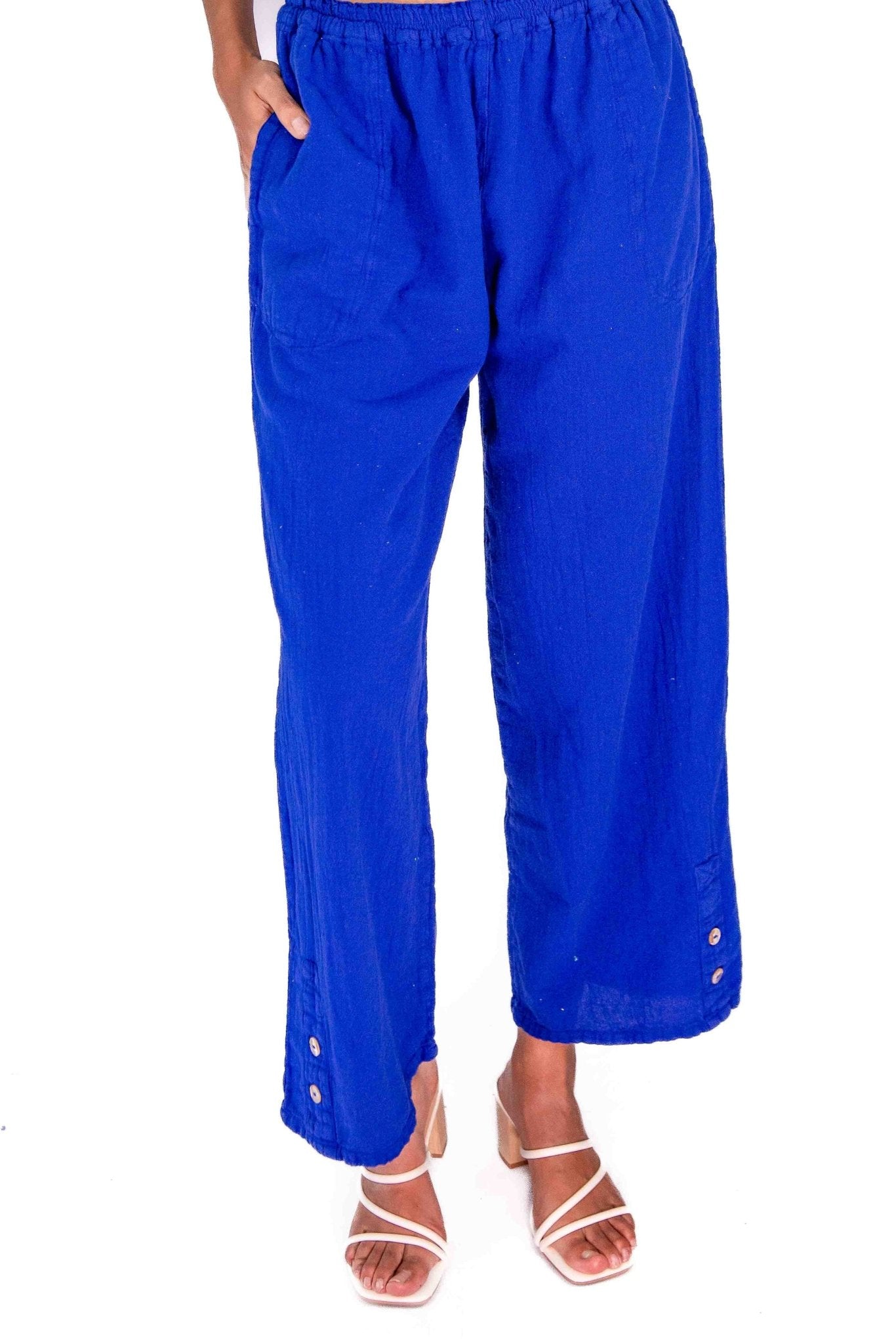 Alexis Pants 100% Cotton Gauze - Courbe et Compagnie