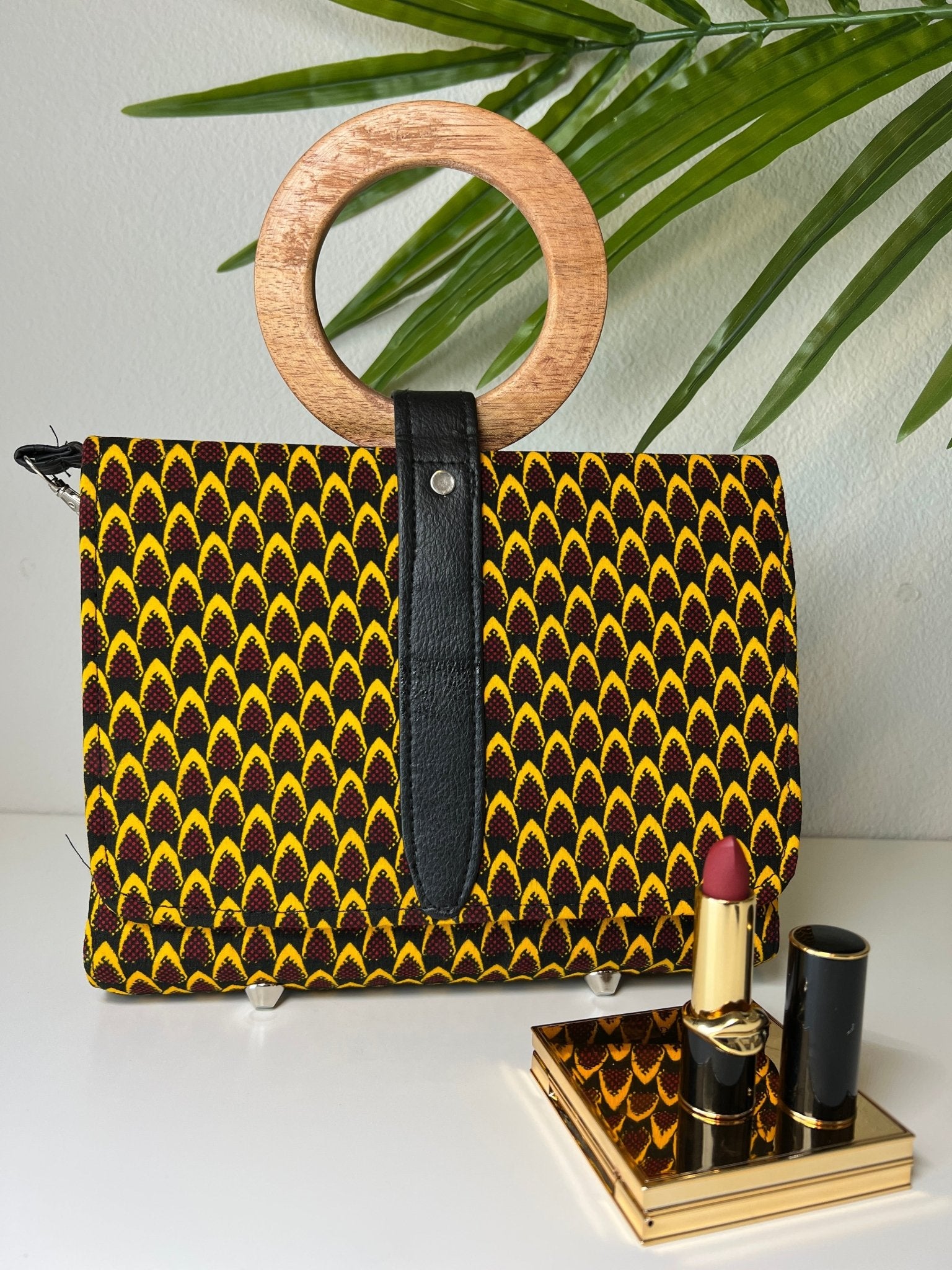Aliyah African Print Hand Bag - Courbe et Compagnie