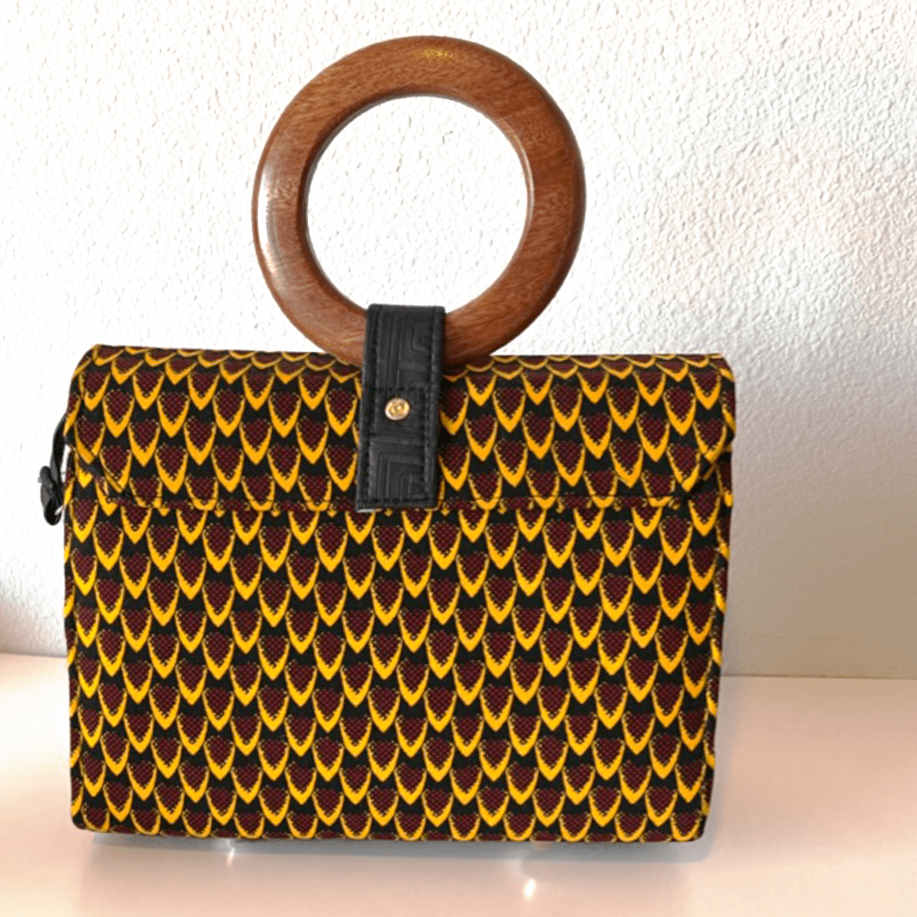 Aliyah African Print Hand Bag - Courbe et Compagnie