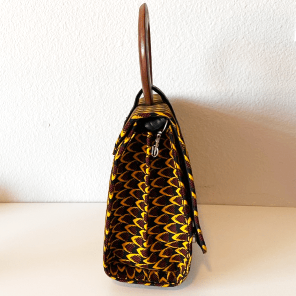 Aliyah African Print Hand Bag - Courbe et Compagnie