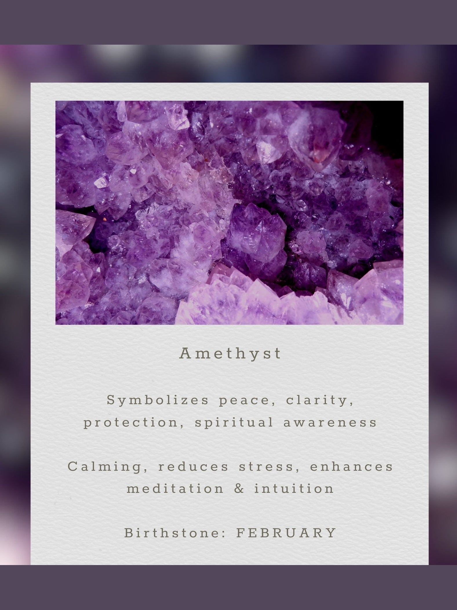 Amethyst Aurora Earrings - Courbe et Compagnie