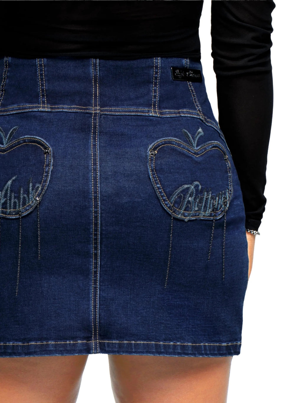 Apple Mini Skirt - Dark Wash - Courbe et Compagnie