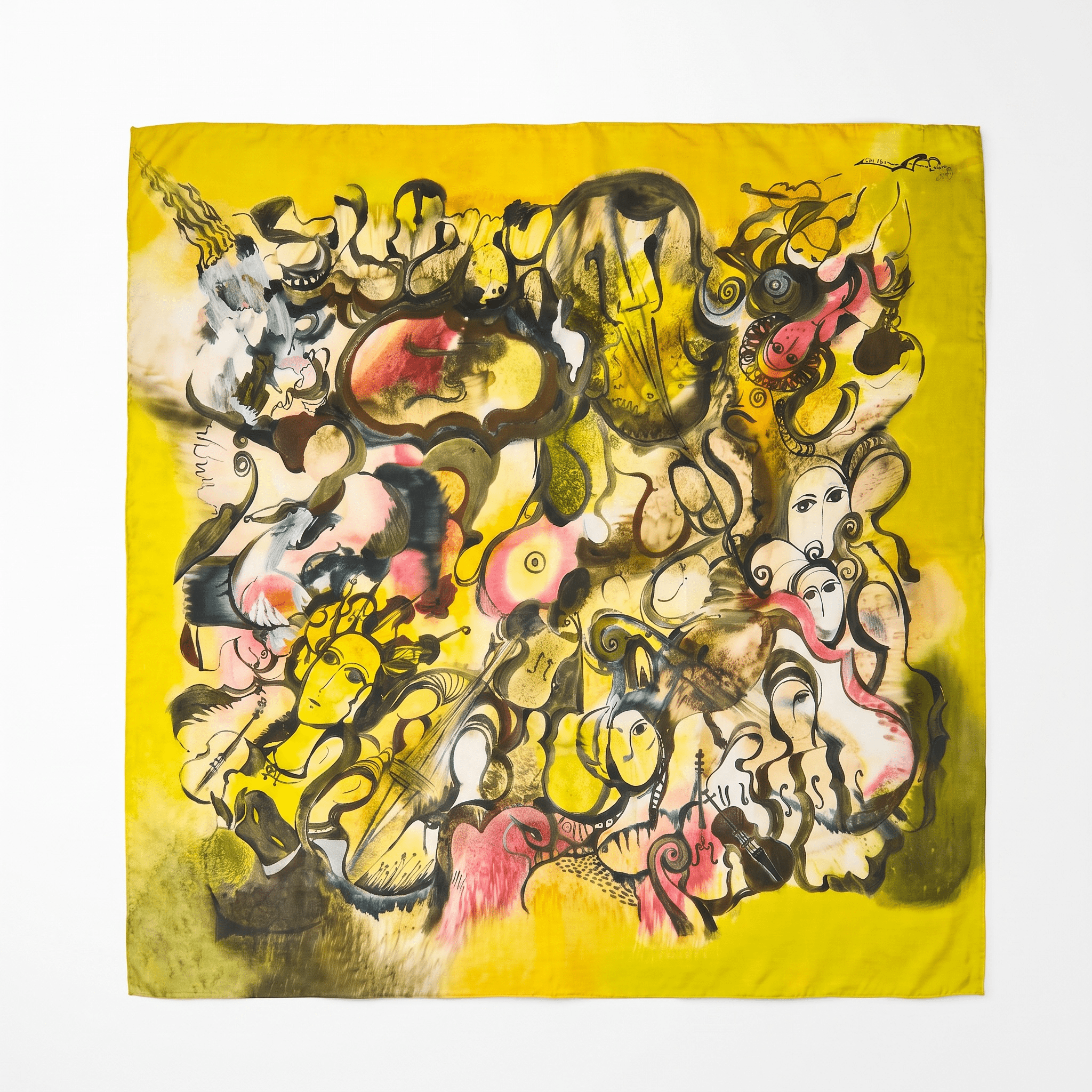 Artistry in Silk Scarf - Courbe et Compagnie