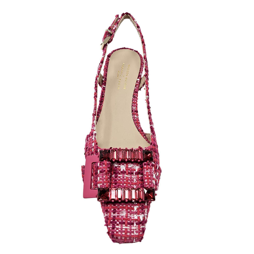 Atena Cherry Heel Slingback - Courbe et Compagnie
