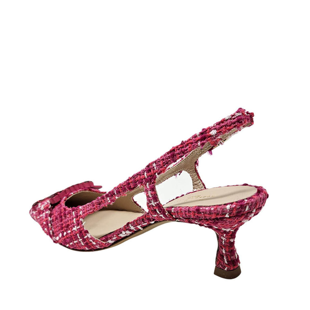 Atena Cherry Heel Slingback - Courbe et Compagnie