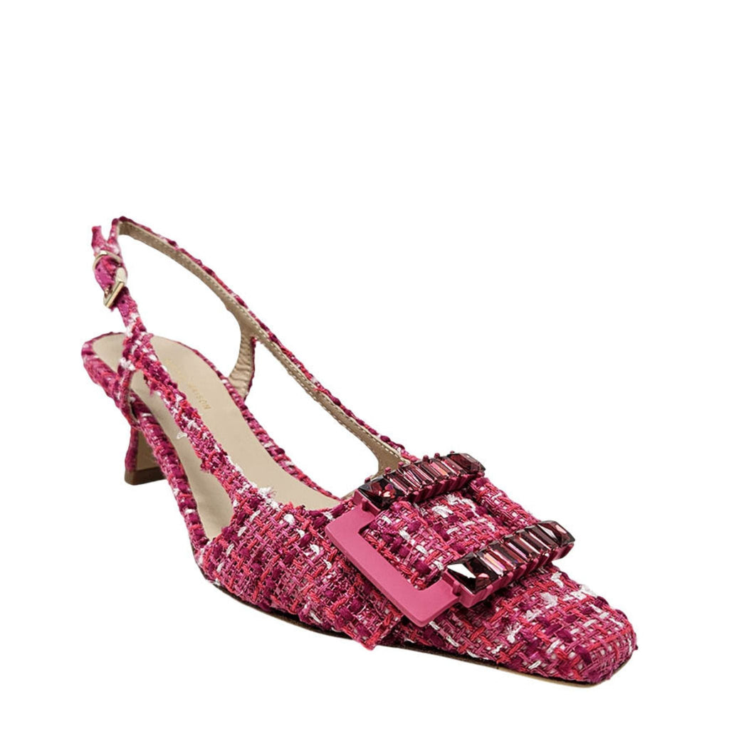 Atena Cherry Heel Slingback - Courbe et Compagnie