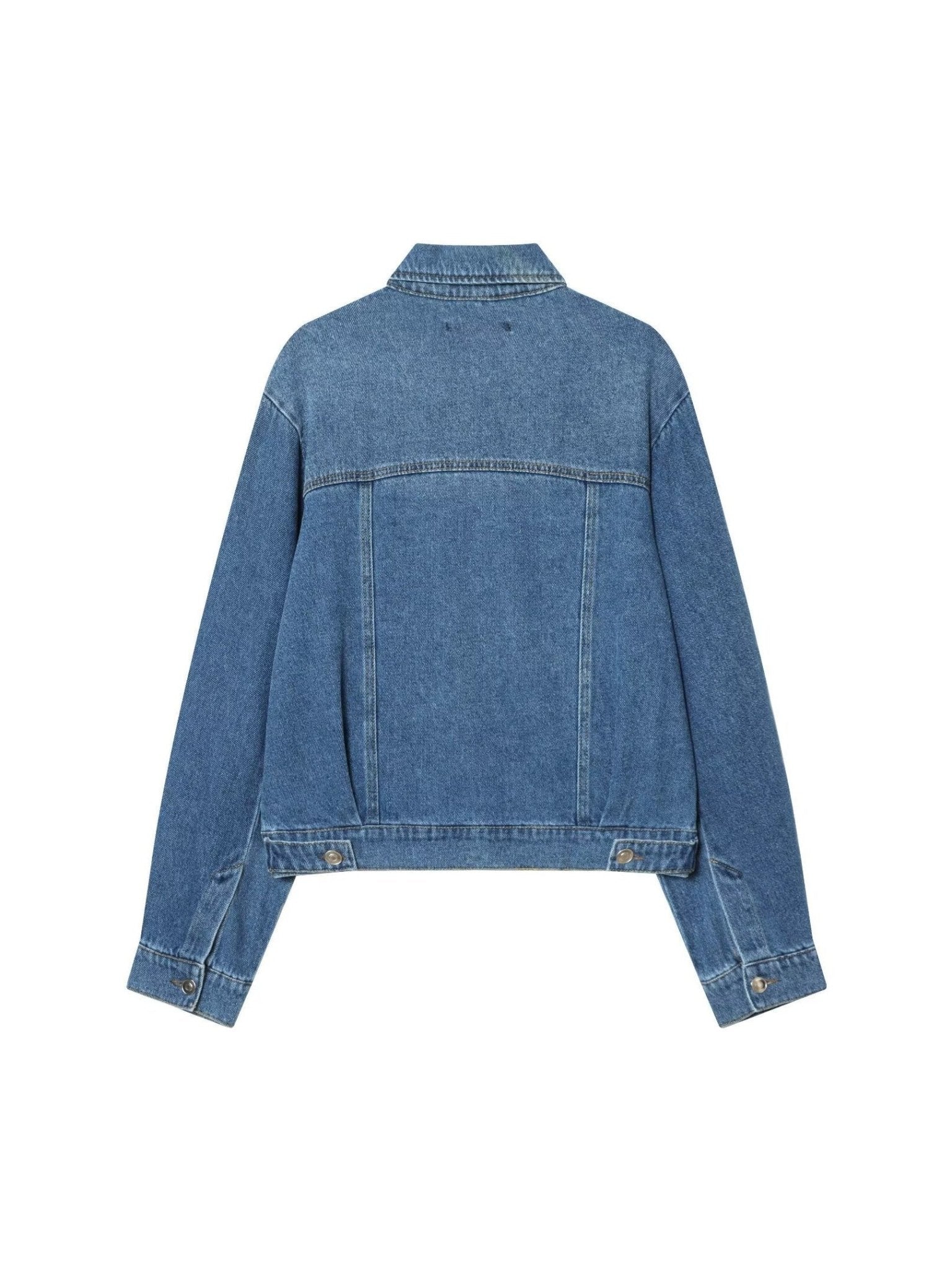 Autumn Winter Women Clothing Design Slimming Fashionable Casual Denim Jacket Coat Women - Courbe et Compagnie