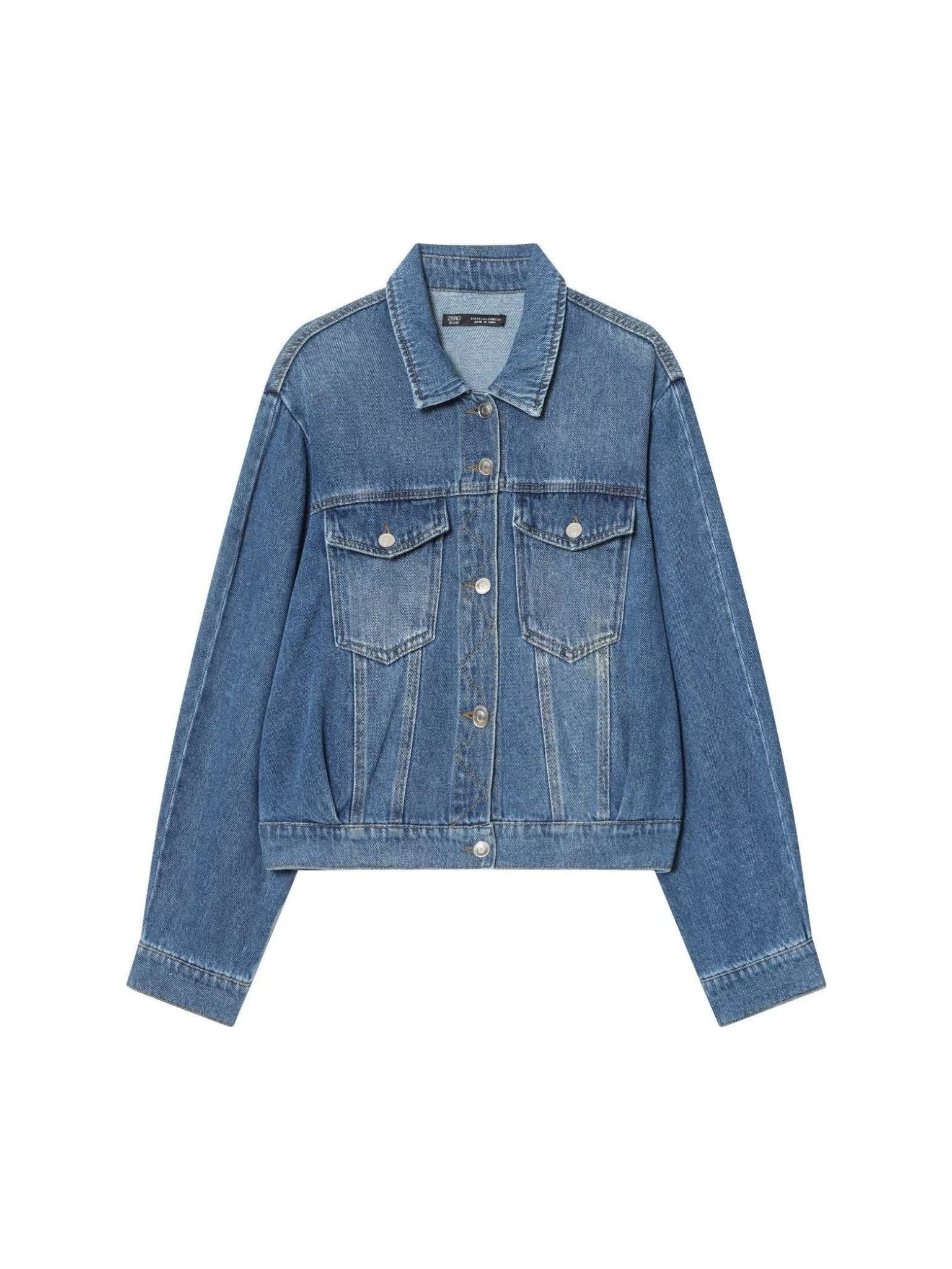 Autumn Winter Women Clothing Design Slimming Fashionable Casual Denim Jacket Coat Women - Courbe et Compagnie