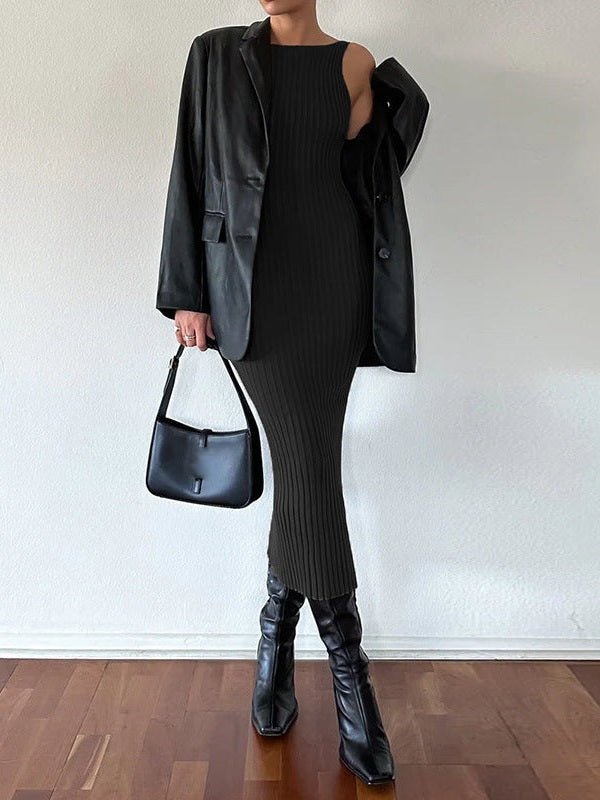 Backless Dress Sexy Casual Women's Clothing - Courbe et Compagnie