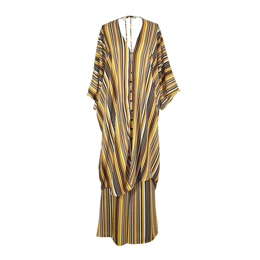 Bank Striped Tunic Caftan Set - Courbe et Compagnie