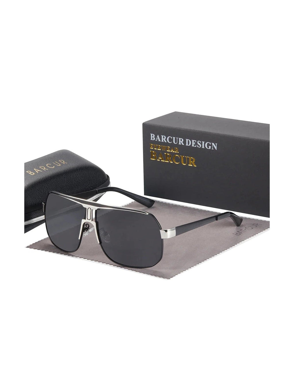 BARCUR Polarized Sports Sunglasses for Men Fashionable Fishing Driving Hiking and Outdoor Eyewear UV400 Protection Gradient Lenses - Courbe et Compagnie