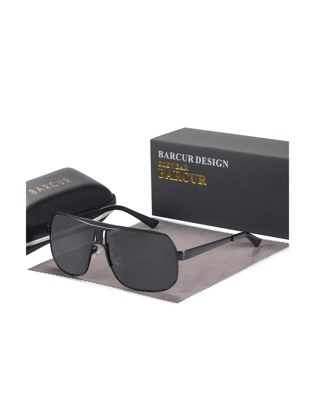 BARCUR Polarized Sports Sunglasses for Men Fashionable Fishing Driving Hiking and Outdoor Eyewear UV400 Protection Gradient Lenses - Courbe et Compagnie
